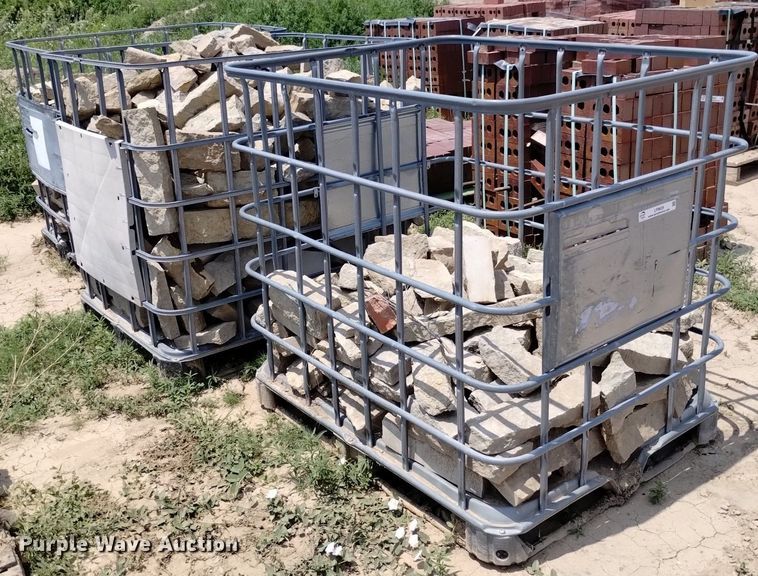 image for item LP9629 (3) totes of landscape rock