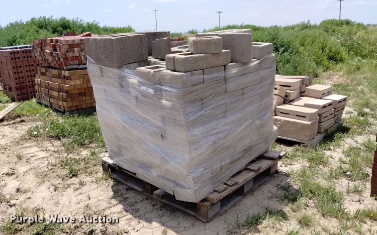image for item LP9631 (2) pallets of concrete blocks