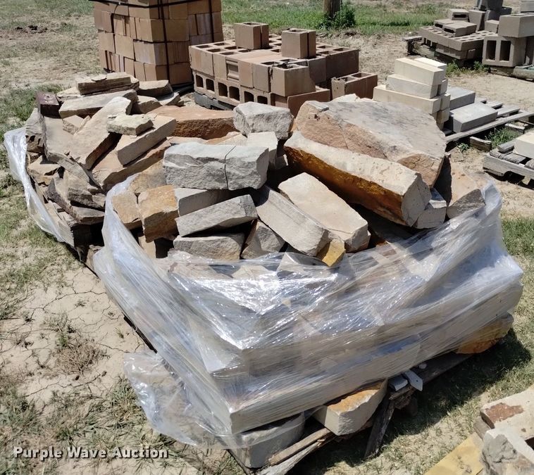 image for item LP9633 (6) pallets of landscape rocks