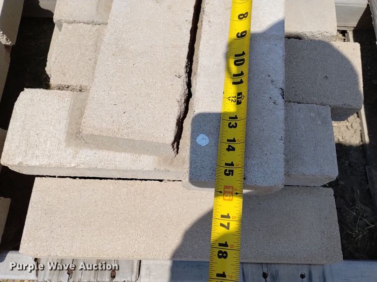 image for item LP9634 (6) pallets of concrete blocks