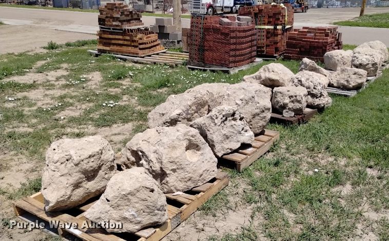 image for item LP9637 (6) pallets of landscape rocks