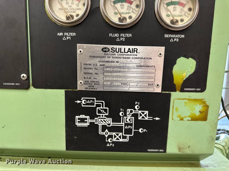 image for item LP9994 Sullair LS-12  air compressor