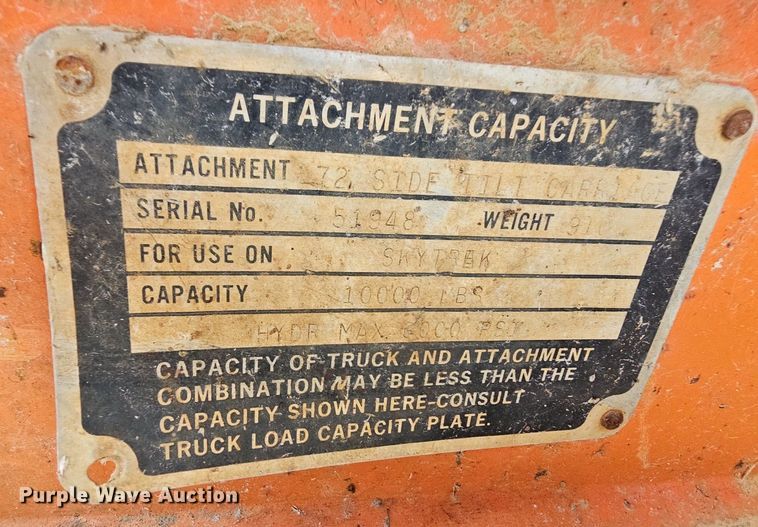 image for item LW9694 2002 SkyTrak 10054  telehandler