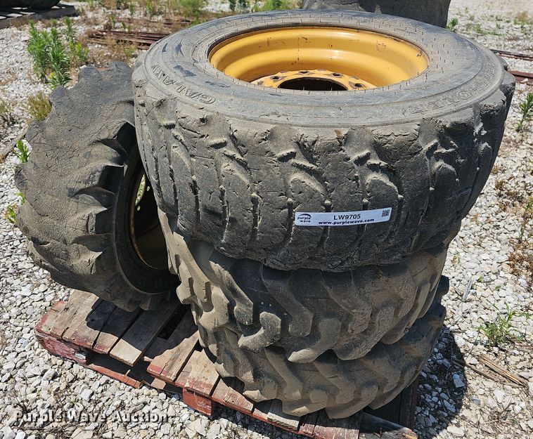 image for item LW9705 (4) 12x16.5 wheels and tires