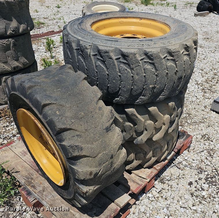 image for item LW9705 (4) 12x16.5 wheels and tires