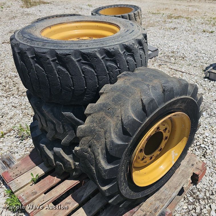 image for item LW9705 (4) 12x16.5 wheels and tires