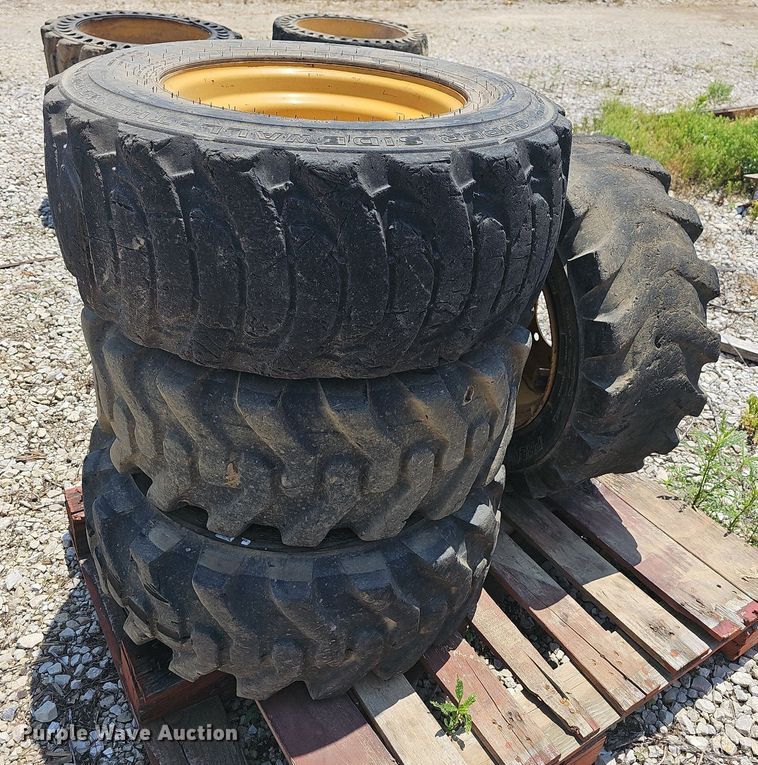 image for item LW9705 (4) 12x16.5 wheels and tires