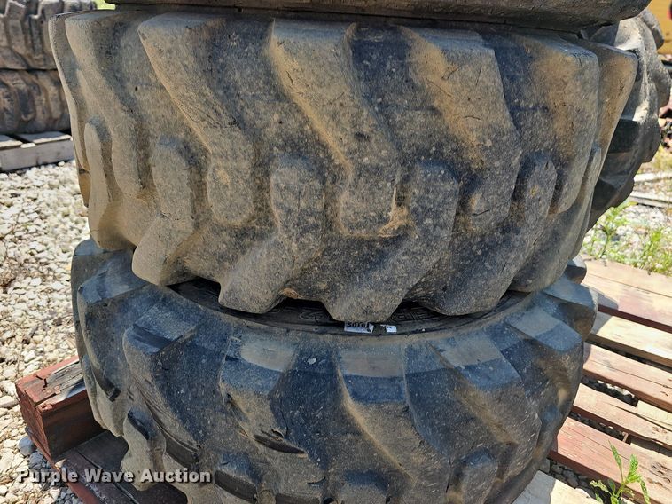 image for item LW9705 (4) 12x16.5 wheels and tires