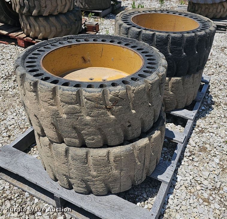 image for item LW9707 (4) 12x16.5 wheels and tires