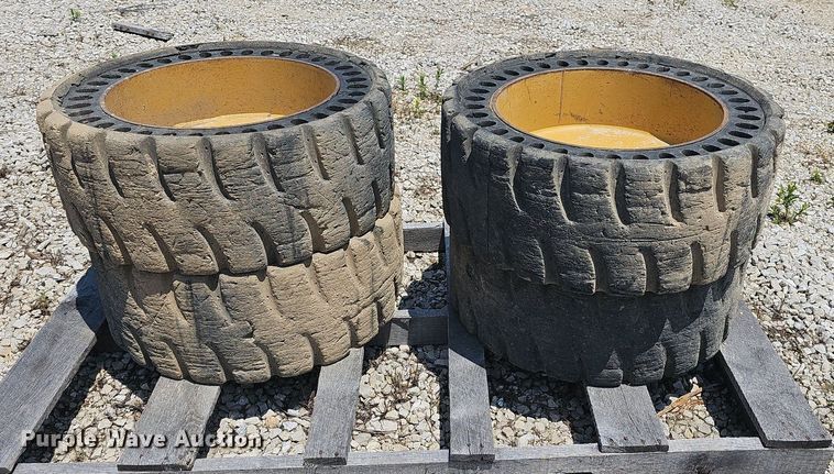 image for item LW9707 (4) 12x16.5 wheels and tires