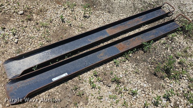 image for item LW9711 Shop built  8' L fork extensions