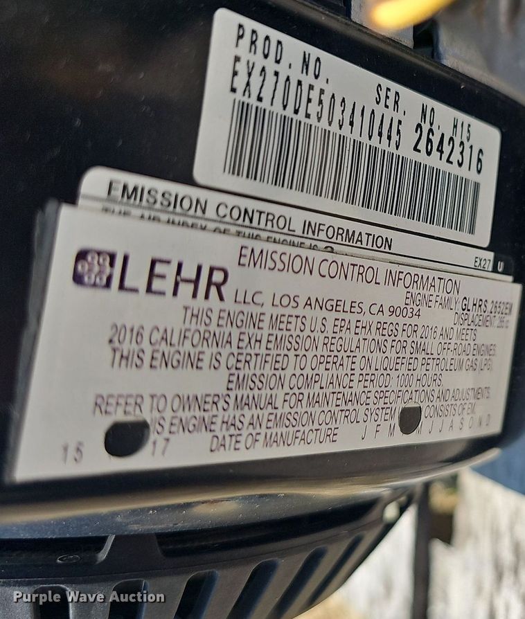 image for item LW9712 (2) Subaru propane engines