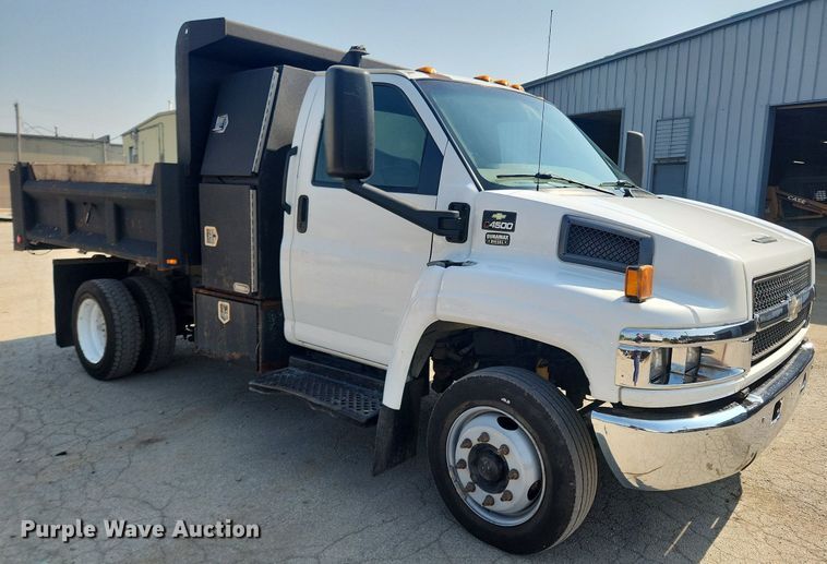 image for item LX9734 2008 Chevrolet C4500  dump truck
