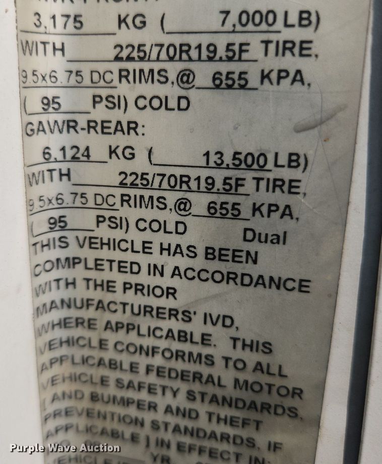 image for item LX9734 2008 Chevrolet C4500  dump truck