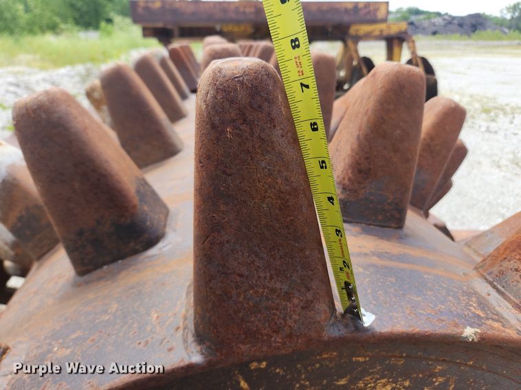 image for item LX9743 American Steel Works  double drum wedge foot roller