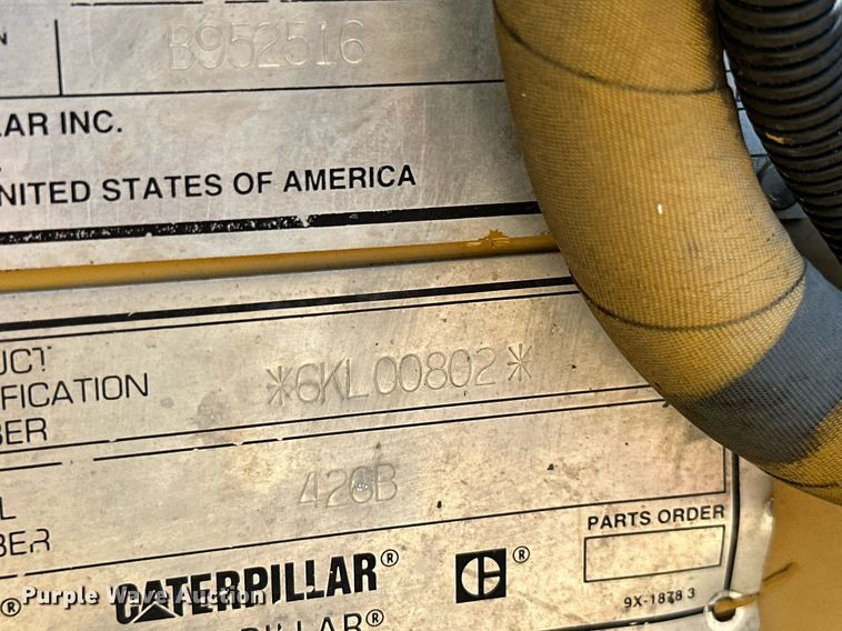 image for item MB9577 1995 Caterpillar 426B  backhoe