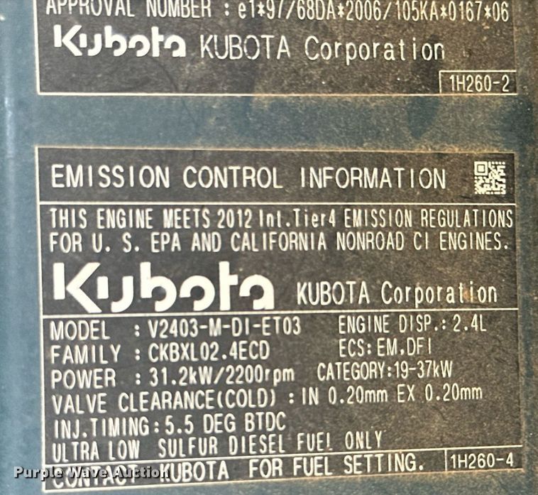 image for item MB9590 2013 Bobcat E42  mini excavator