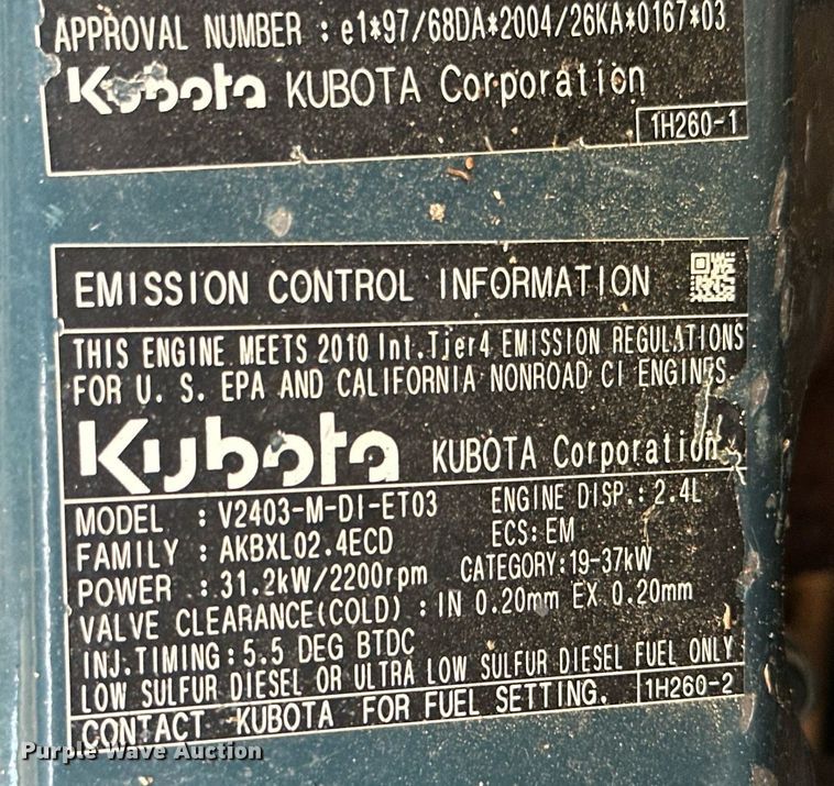 image for item MB9591 2011 Bobcat E42  mini excavator