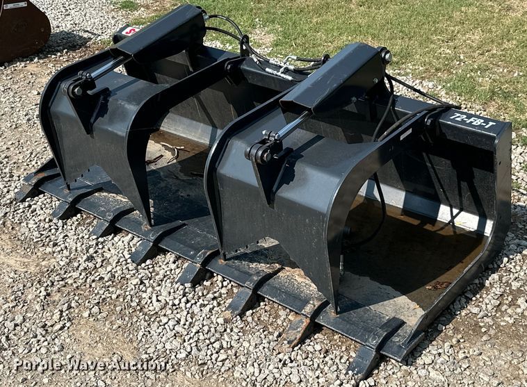 image for item MB9594 Bobcat 72-FB-T  72"W skid steer grapple bucket