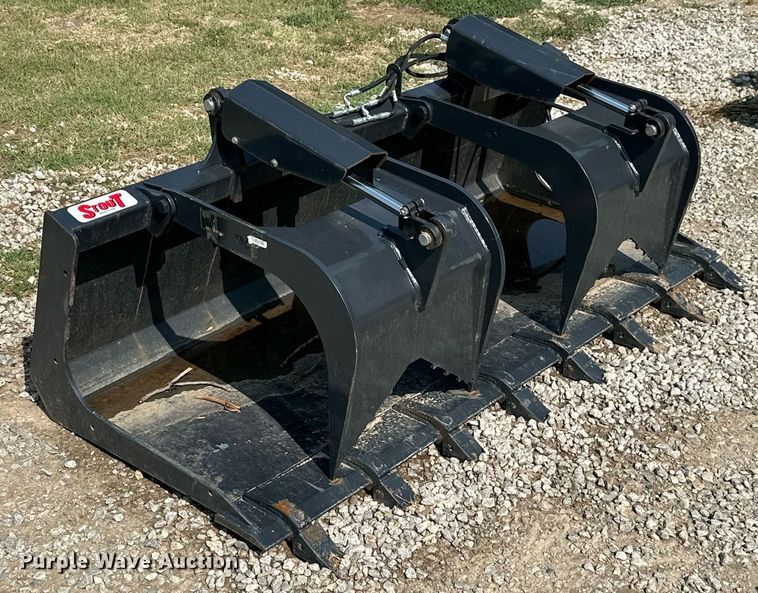 image for item MB9594 Bobcat 72-FB-T  72"W skid steer grapple bucket