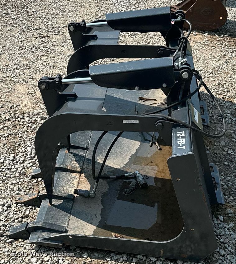 image for item MB9594 Bobcat 72-FB-T  72"W skid steer grapple bucket