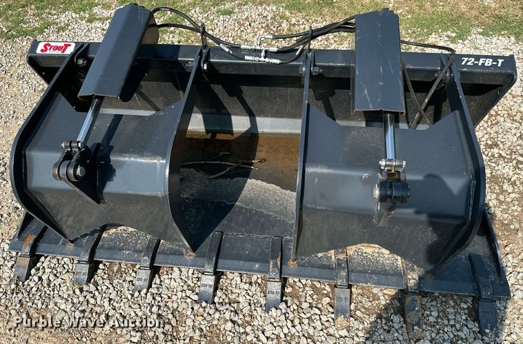 image for item MB9594 Bobcat 72-FB-T  72"W skid steer grapple bucket