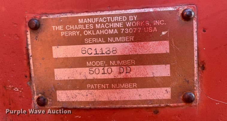 image for item ME9829 1986 Ditch Witch 5010DD  trencher