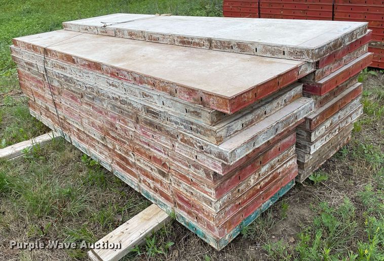 image for item ME9991 (23) Symons 8'L x 24"W concrete wall forms