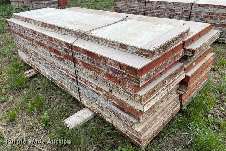 image for item ME9991 (23) Symons 8'L x 24"W concrete wall forms