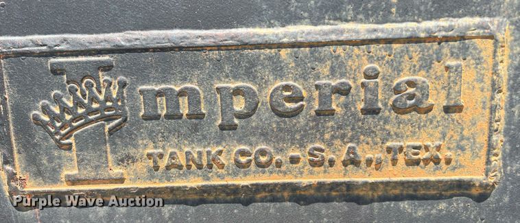 image for item MG9028 Imperial Tank Co.  water tank bed