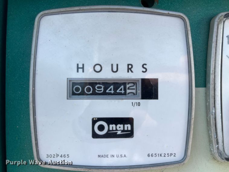 image for item MG9302 Onan 125DFH4R8  generator