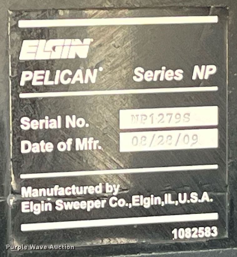 image for item MG9313 2010 Elgin Pelican NP  street sweeper