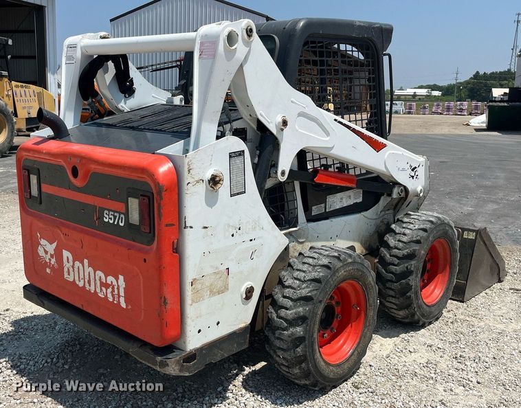 image for item MG9314 2017 Bobcat S570  skid steer loader