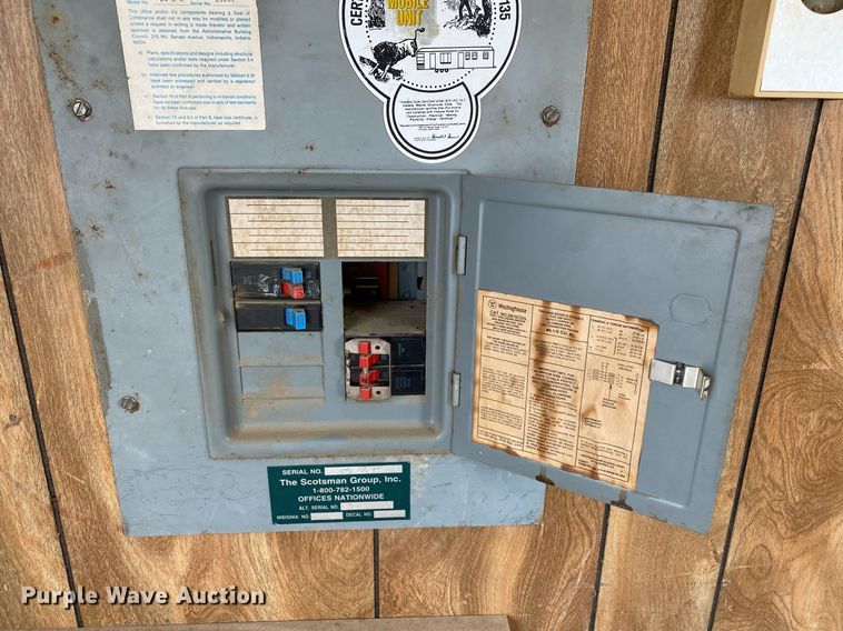 image for item MG9954 1989 Scotsman Group, Inc.  jobsite trailer