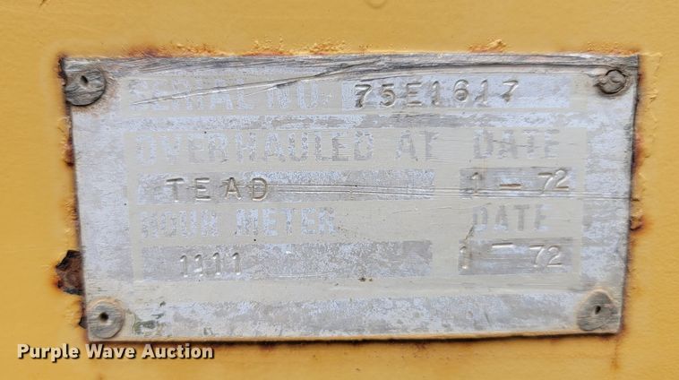 image for item ML9472 1968 Caterpillar D7E  dozer