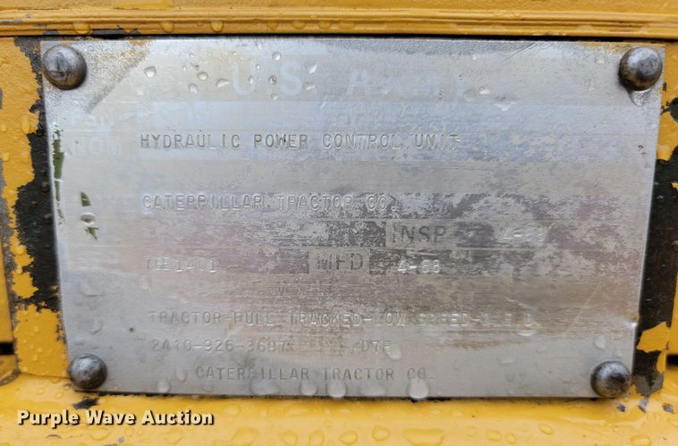 image for item ML9472 1968 Caterpillar D7E  dozer