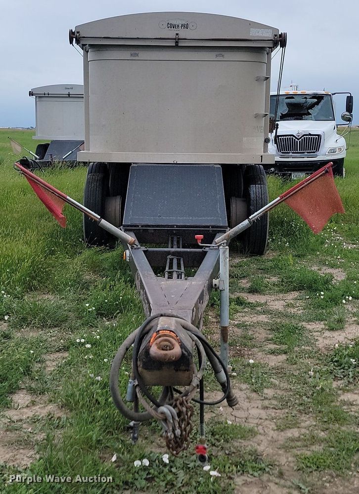 image for item ML9497 1994 Cornhusker 8X35 Rockpup  end dump pup trailer