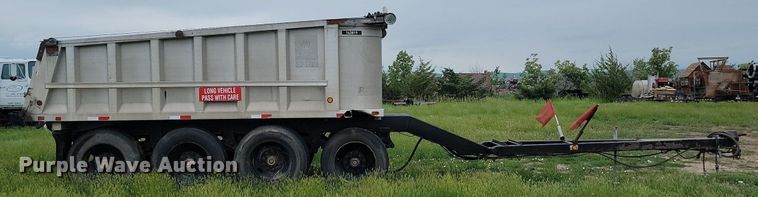image for item ML9497 1994 Cornhusker 8X35 Rockpup  end dump pup trailer