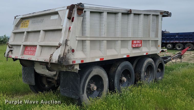image for item ML9497 1994 Cornhusker 8X35 Rockpup  end dump pup trailer