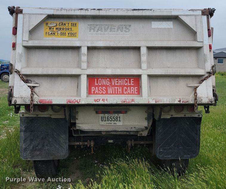 image for item ML9497 1994 Cornhusker 8X35 Rockpup  end dump pup trailer