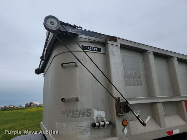 image for item ML9497 1994 Cornhusker 8X35 Rockpup  end dump pup trailer