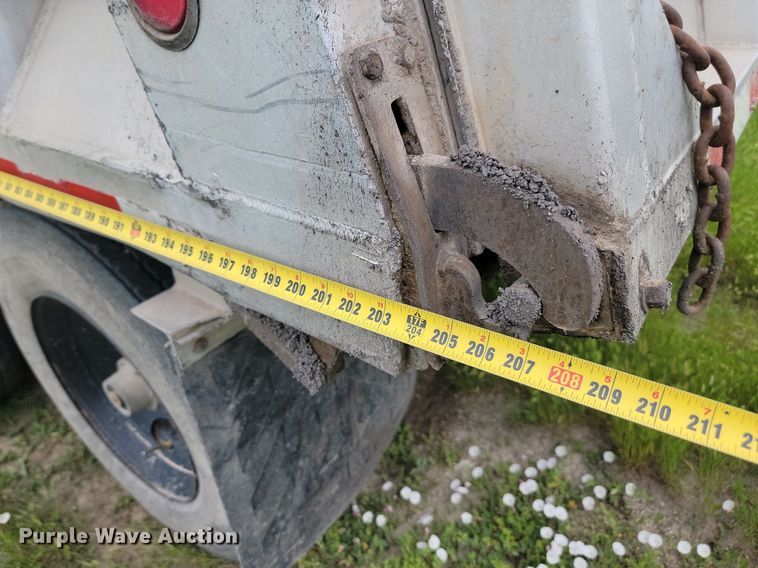 image for item ML9497 1994 Cornhusker 8X35 Rockpup  end dump pup trailer