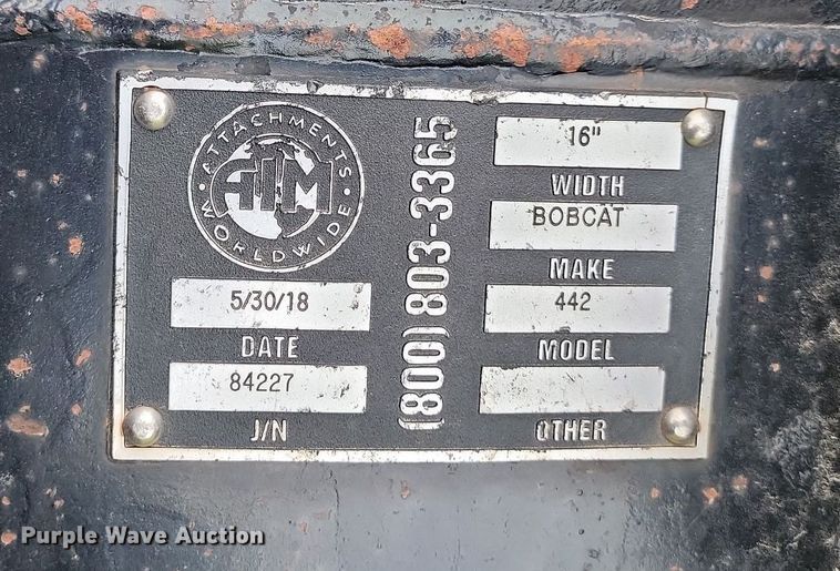 image for item ML9499 2004 Bobcat 442A  mini excavator