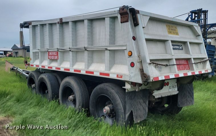 image for item ML9500 2000 Truck Equipment Services Pup 40x6  end dump pup trailer