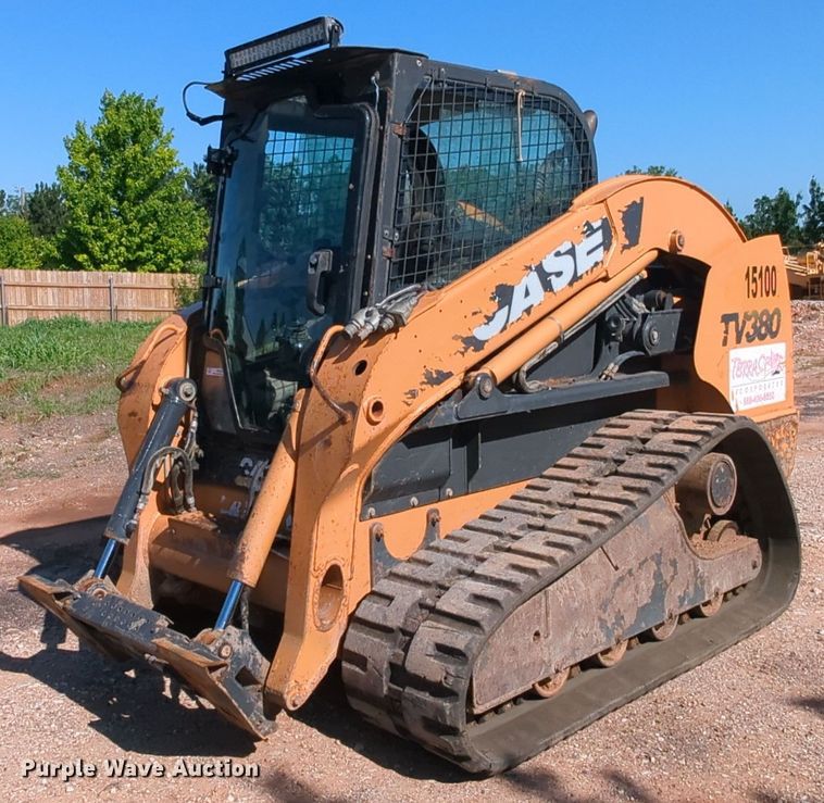 image for item MY9357 2011 Case TV380  tracked skid steer loader