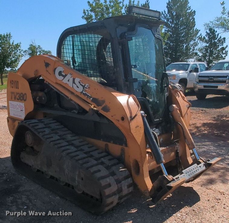 image for item MY9357 2011 Case TV380  tracked skid steer loader