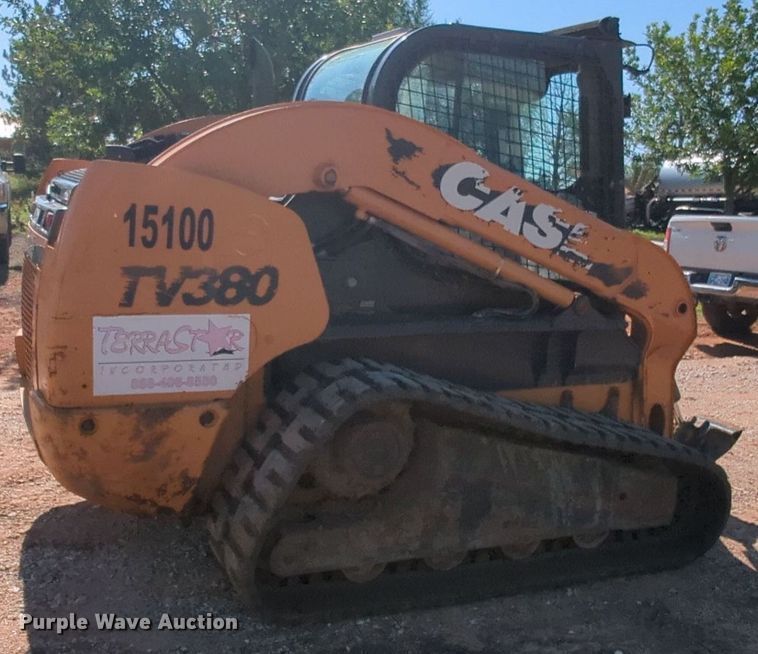 image for item MY9357 2011 Case TV380  tracked skid steer loader