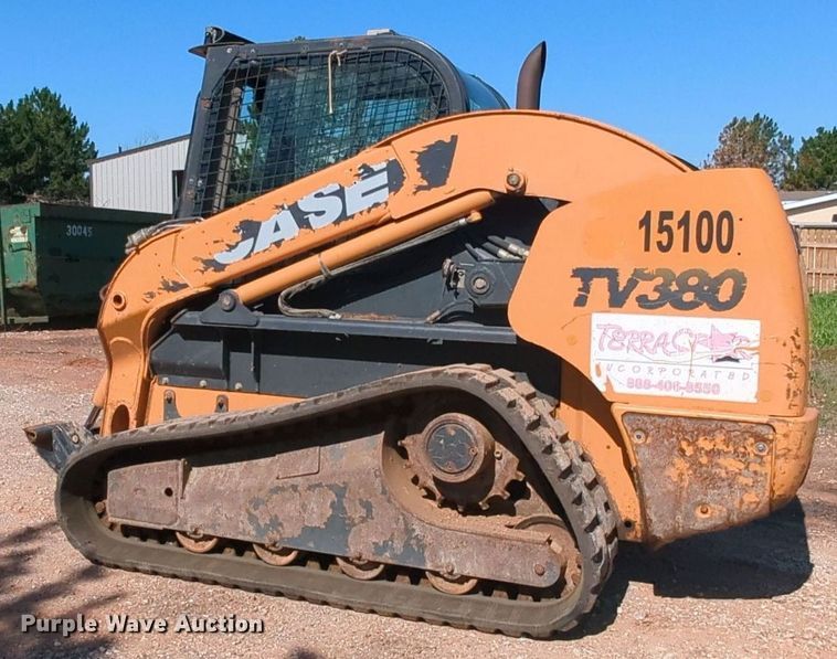 image for item MY9357 2011 Case TV380  tracked skid steer loader