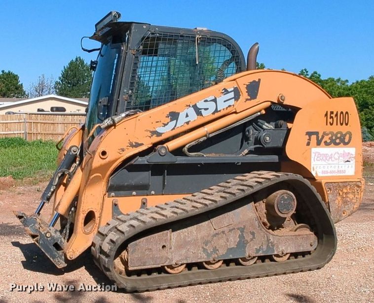 image for item MY9357 2011 Case TV380  tracked skid steer loader