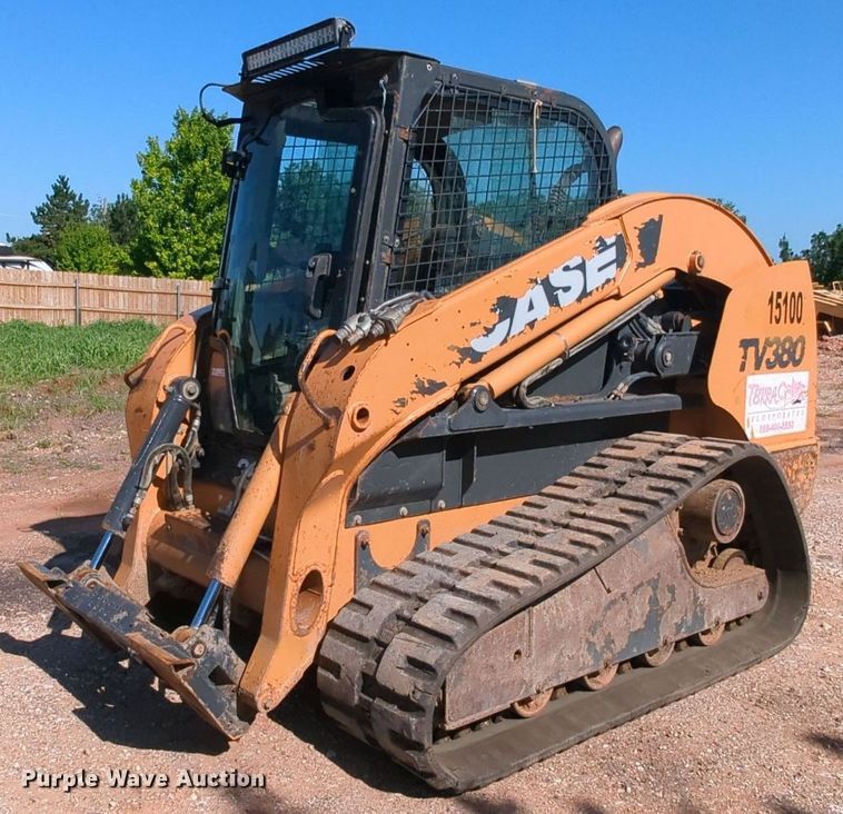 image for item MY9357 2011 Case TV380  tracked skid steer loader
